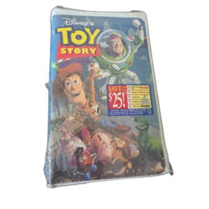 Toy Story VHS 1995 Disney Pixar Video Tape Original Vintage Clamshell Nearly New